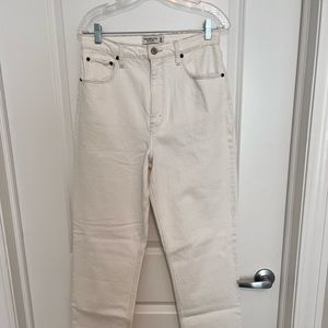 Abercrombie 90s straight ultra high rise jeans